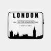 Cities London Black White Minimal Poster