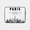 Cities Paris Black White Minimal Poster