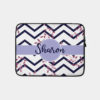 Personalized Chevrons Marine Floral